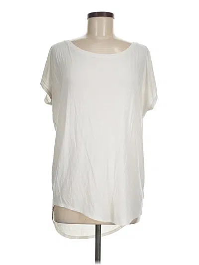 Pre-owned Express Short Sleeve T-shirt In White