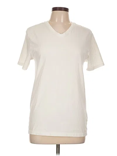 Pre-owned Express Short Sleeve T-shirt In White
