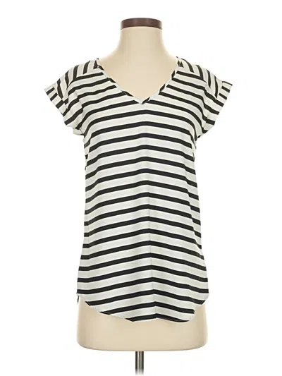 Pre-owned Express Short Sleeve T-shirt In White