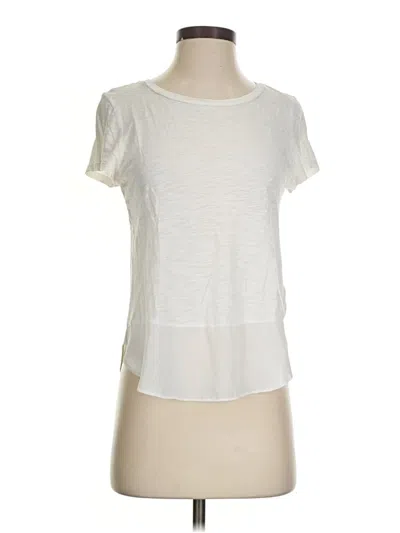 Pre-owned Express Short Sleeve T-shirt In White