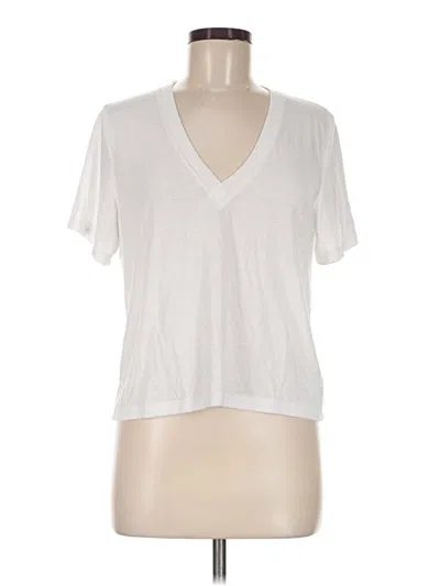 Pre-owned Express Short Sleeve T-shirt In White