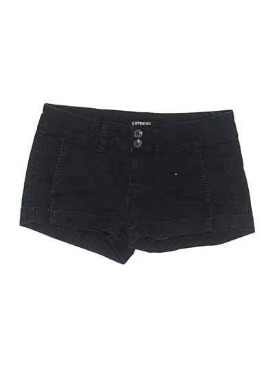 Pre-owned Express Shorts In Black