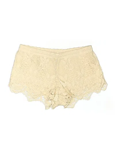 Pre-owned Express Shorts In Gold