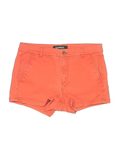 Pre-owned Express Shorts In Orange