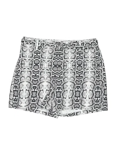 Pre-owned Express Shorts In Silver