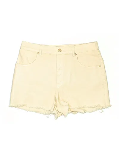 Pre-owned Express Shorts In Yellow