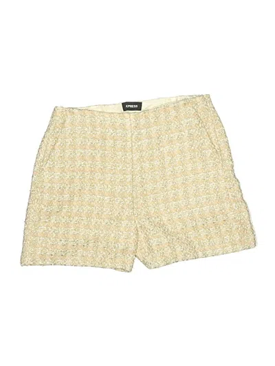 Pre-owned Express Shorts In Yellow