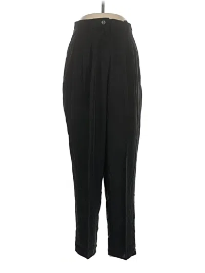 Pre-owned Express Silk Pants In Black