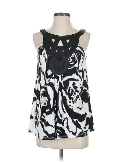 Pre-owned Express Sleeveless Blouse In Black