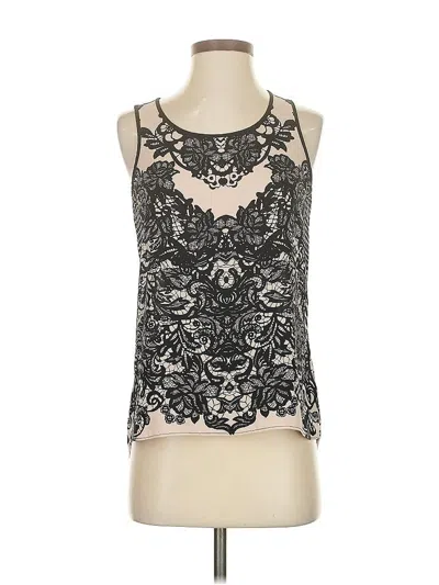 Pre-owned Express Sleeveless Blouse In Black