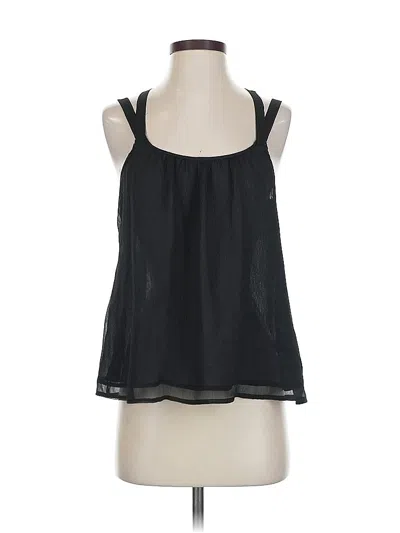 Pre-owned Express Sleeveless Blouse In Black