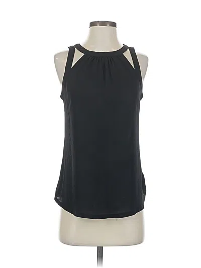 Pre-owned Express Sleeveless Blouse In Black