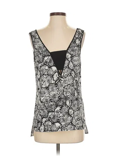 Pre-owned Express Sleeveless Blouse In Black