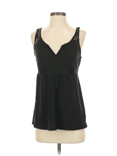 Pre-owned Express Sleeveless Blouse In Black