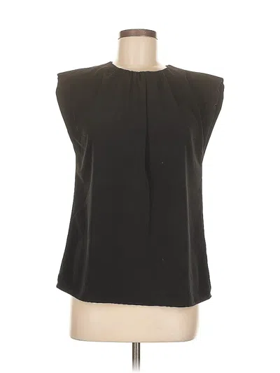 Pre-owned Express Sleeveless Blouse In Black