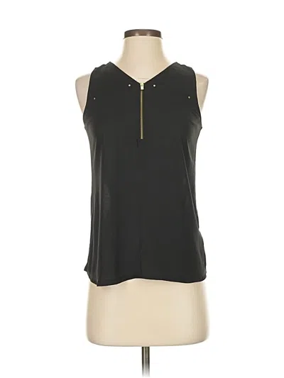 Pre-owned Express Sleeveless Blouse In Black