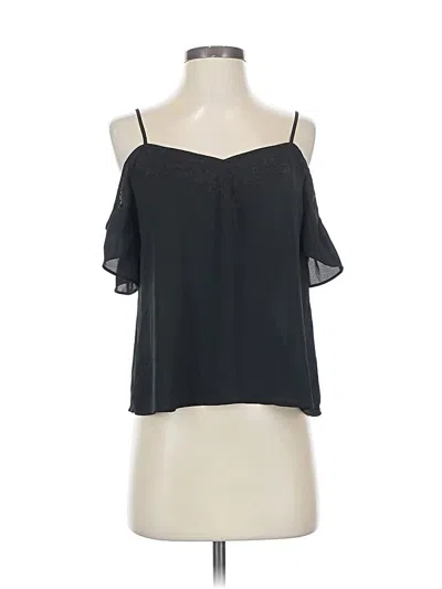 Pre-owned Express Sleeveless Blouse In Black