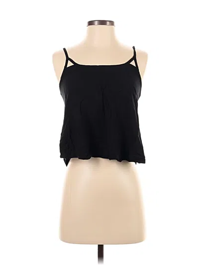 Pre-owned Express Sleeveless Blouse In Black