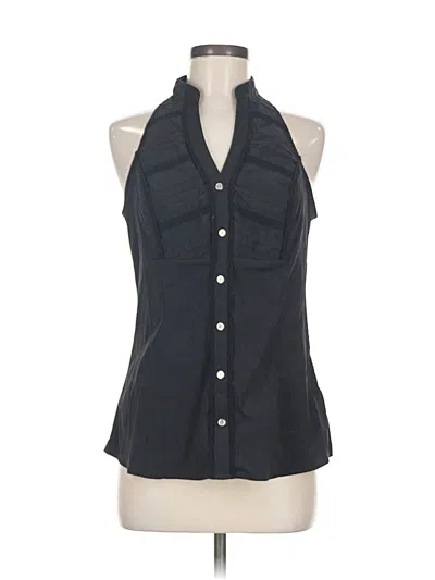 Pre-owned Express Sleeveless Blouse In Black