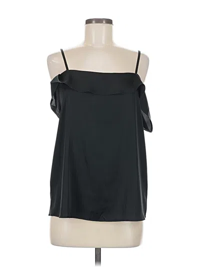 Pre-owned Express Sleeveless Blouse In Black