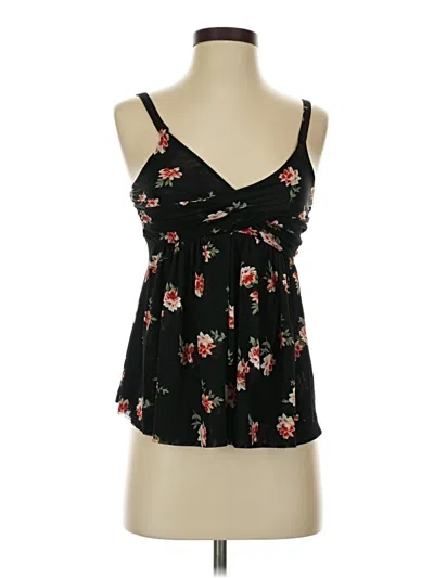 Pre-owned Express Sleeveless Blouse In Black