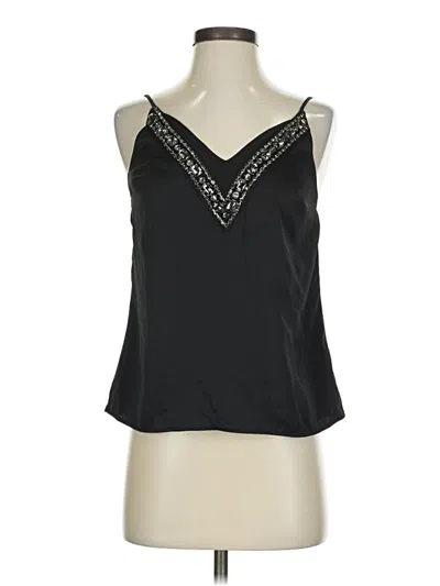Pre-owned Express Sleeveless Blouse In Black