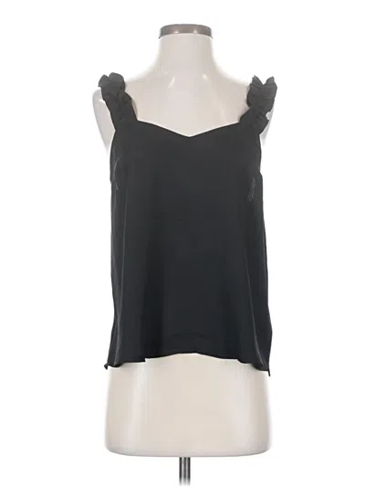Pre-owned Express Sleeveless Blouse In Black