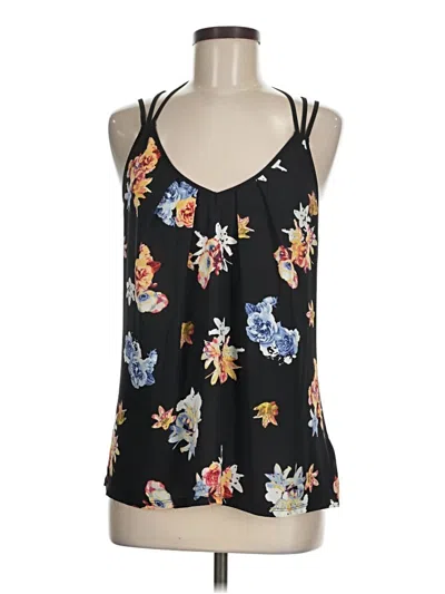 Pre-owned Express Sleeveless Blouse In Black