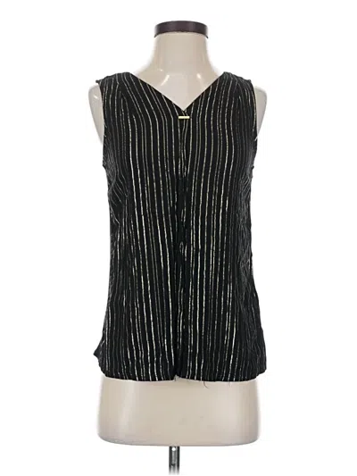 Pre-owned Express Sleeveless Blouse In Black
