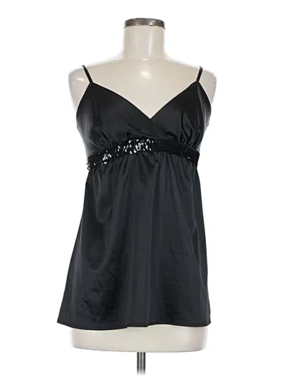 Pre-owned Express Sleeveless Blouse In Black
