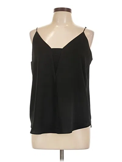 Pre-owned Express Sleeveless Blouse In Black