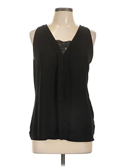 Pre-owned Express Sleeveless Blouse In Black
