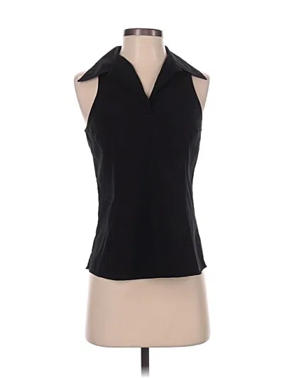 Pre-owned Express Sleeveless Blouse In Black