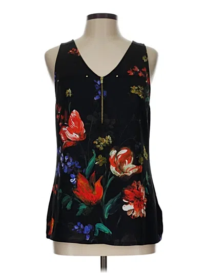 Pre-owned Express Sleeveless Blouse In Black