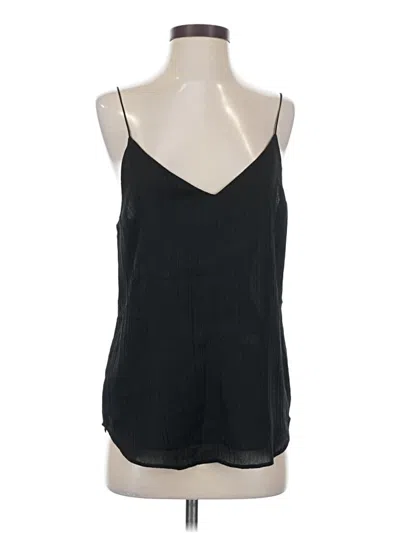 Pre-owned Express Sleeveless Blouse In Black