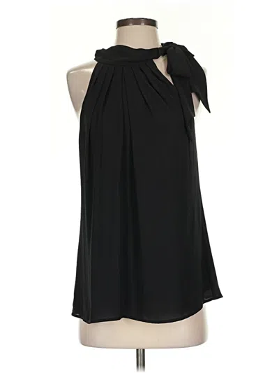 Pre-owned Express Sleeveless Blouse In Black