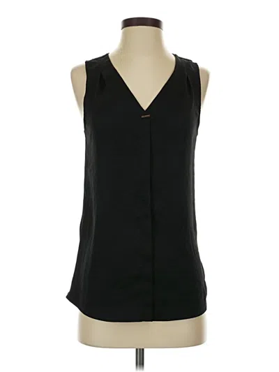 Pre-owned Express Sleeveless Blouse In Black