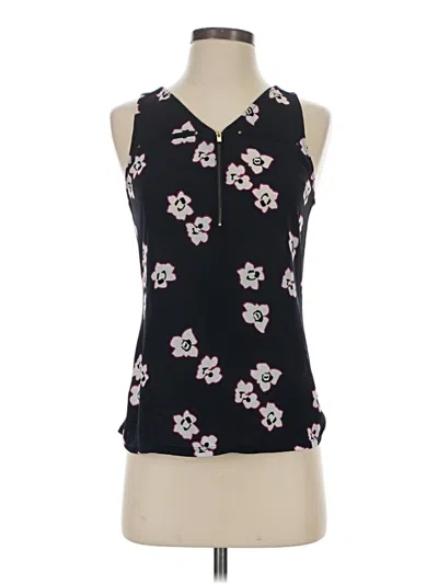 Pre-owned Express Sleeveless Blouse In Black