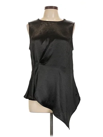 Pre-owned Express Sleeveless Blouse In Black
