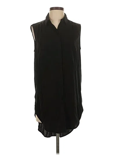Pre-owned Express Sleeveless Blouse In Black