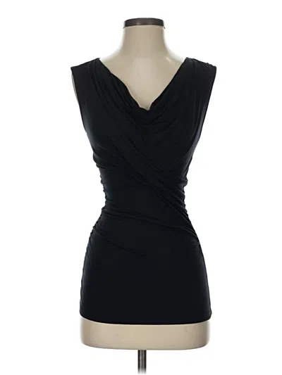 Pre-owned Express Sleeveless Blouse In Black