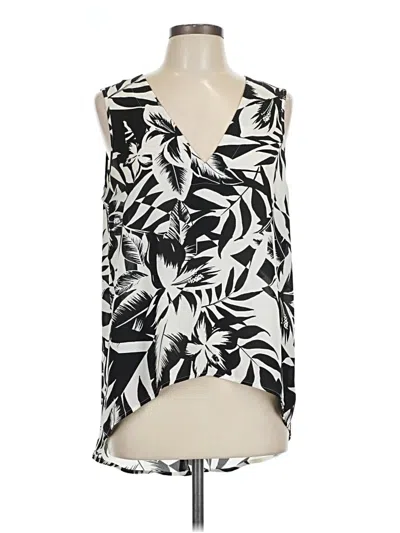 Pre-owned Express Sleeveless Blouse In Black