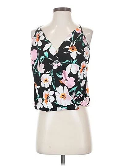 Pre-owned Express Sleeveless Blouse In Black