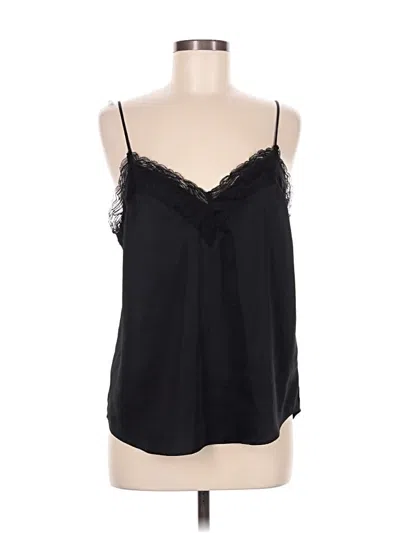 Pre-owned Express Sleeveless Blouse In Black