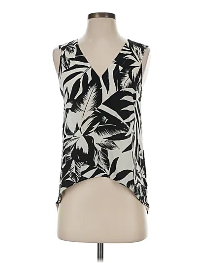 Pre-owned Express Sleeveless Blouse In Black
