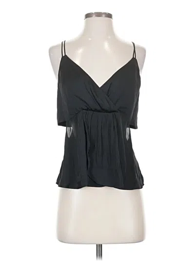 Pre-owned Express Sleeveless Blouse In Black