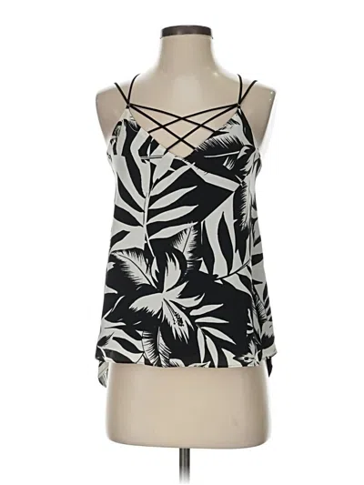 Pre-owned Express Sleeveless Blouse In Black