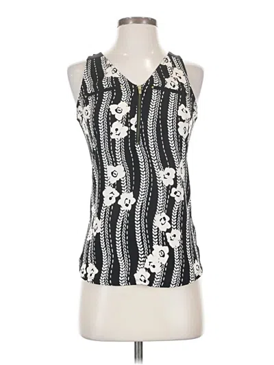 Pre-owned Express Sleeveless Blouse In Black