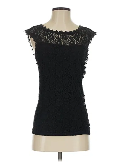Pre-owned Express Sleeveless Blouse In Black