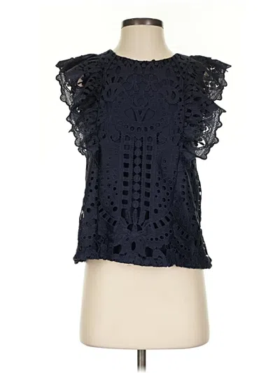 Pre-owned Express Sleeveless Blouse In Black